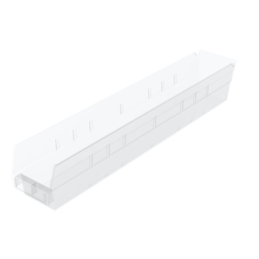 Akro - Mils 30124SCLAR Shelf Bin 23 - 5/8 x 4 - 1/8 x 4, Clear MTESolutions