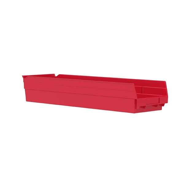 Akro - Mils 30164RED Shelf Bin 23 - 5/8 x 6 - 5/8 x 4, Red MTESolutions