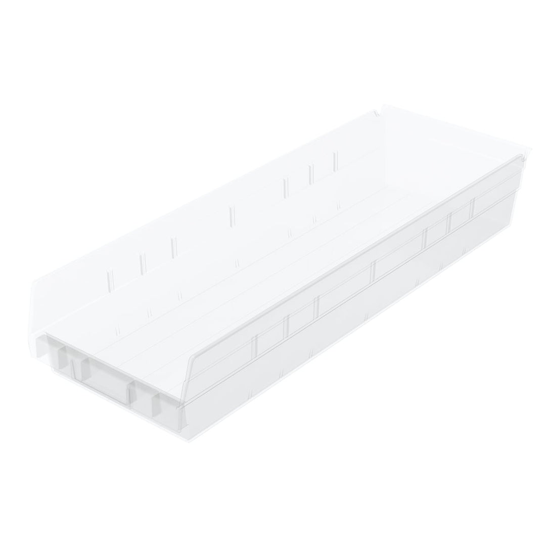 Akro - Mils 30164SCLAR Shelf Bin 23 - 5/8 x 6 - 5/8 x 4, Clear MTESolutions