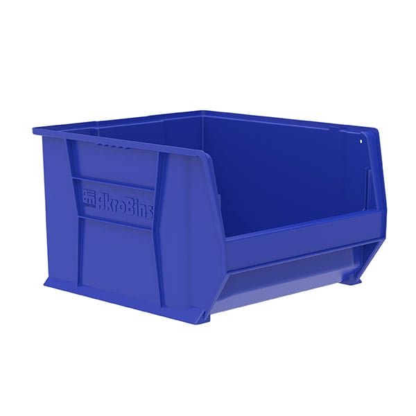 Akro - Mils 30283BLUE Super Size AkroBin 20 x 18 - 3/8 x 12, Blue MTESolutions
