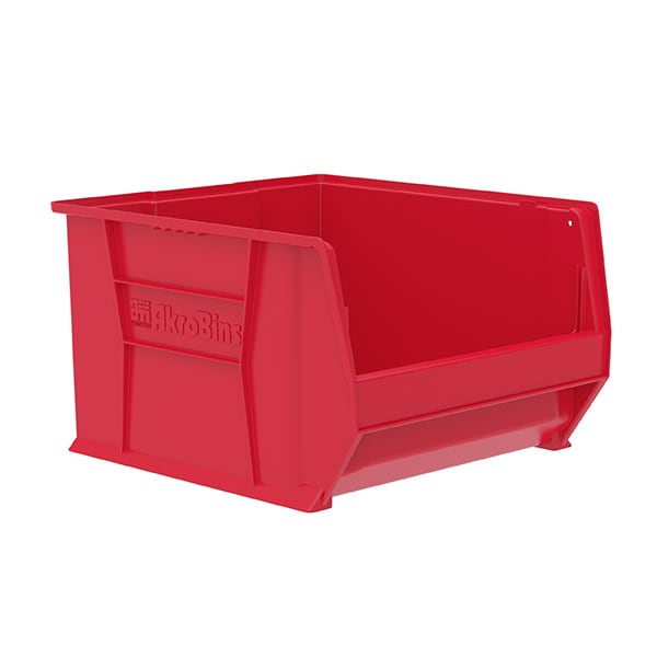 Akro - Mils 30283RED Super Size AkroBin 20 x 18 - 3/8 x 12, Red MTESolutions