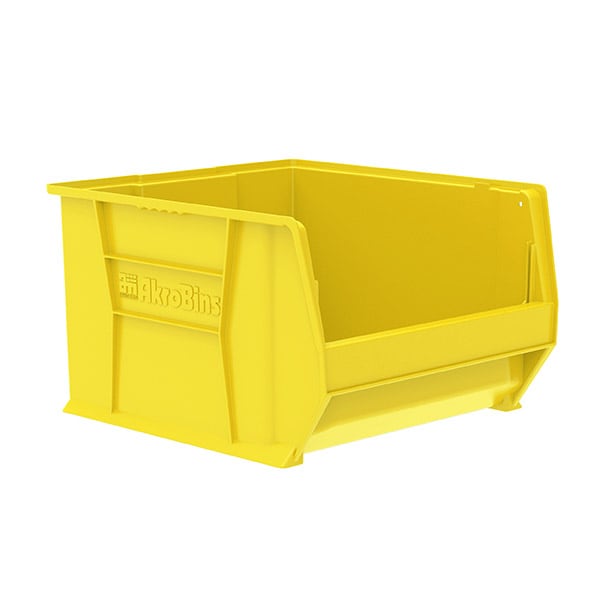 Akro - Mils 30283YELLO Super Size AkroBin 20 x 18 - 3/8 x 12, Yellow MTESolutions