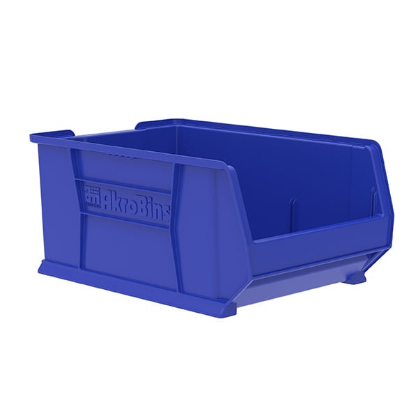 Akro - Mils 30288BLUE Super Size AkroBin 23 - 7/8 x 16 - 1/2 x 11, Blue MTESolutions