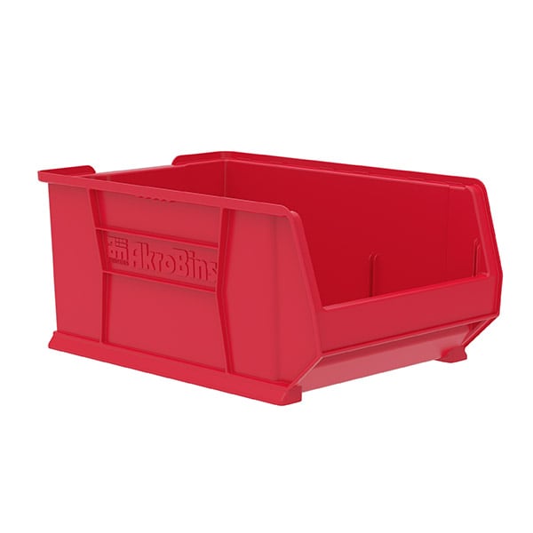 Akro - Mils 30288RED Super Size AkroBin 23 - 7/8 x 16 - 1/2 x 11, Red MTESolutions