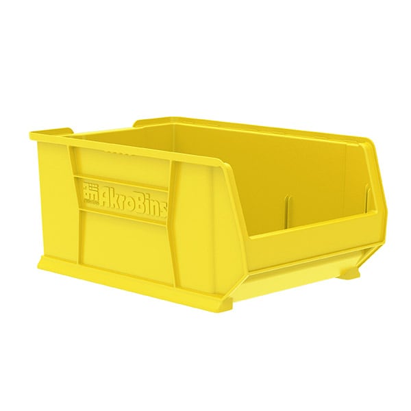 Akro - Mils 30288YELLO Super Size AkroBin 23 - 7/8 x 16 - 1/2 x 11, Yellow MTESolutions