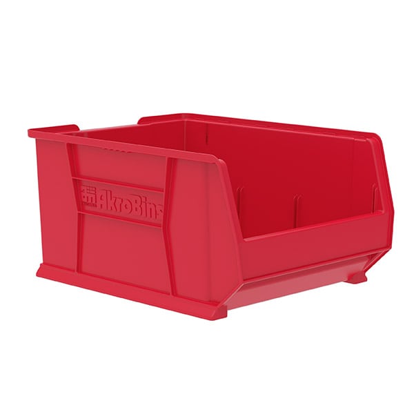 Akro - Mils 30289RED Super Size AkroBin 23 - 7/8 x 18 - 1/4 x 12, Red MTESolutions