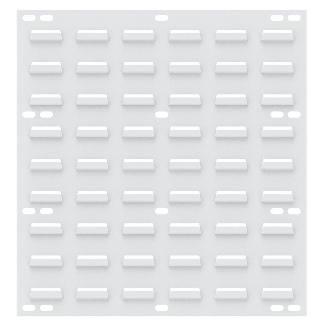 Akro - Mils 30618TEXWHT Louvered Wall Panel, 18 x 19, White MTESolutions
