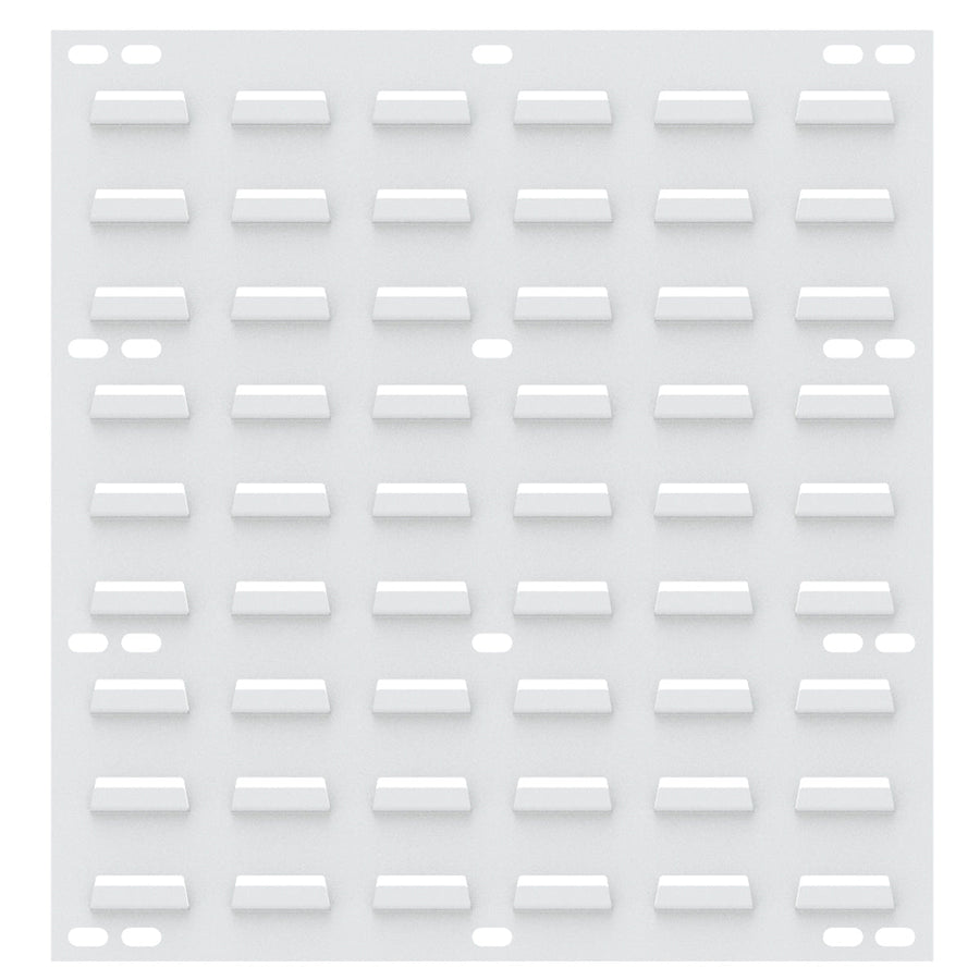 Akro - Mils 30618TEXWHT Louvered Wall Panel, 18 x 19, White MTESolutions