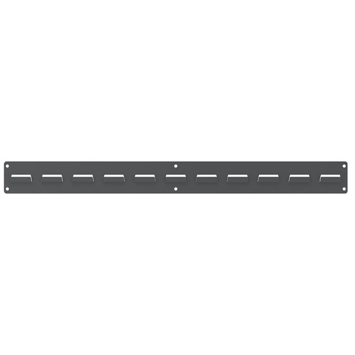 Akro - Mils 30632GY 32" x 3" Single Row Wall Louvered Panel MTESolutions
