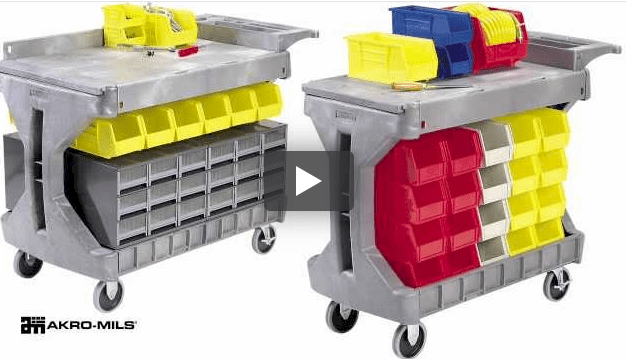 Akro - Mils 30936GREY ProCart Large, Gray MTESolutions