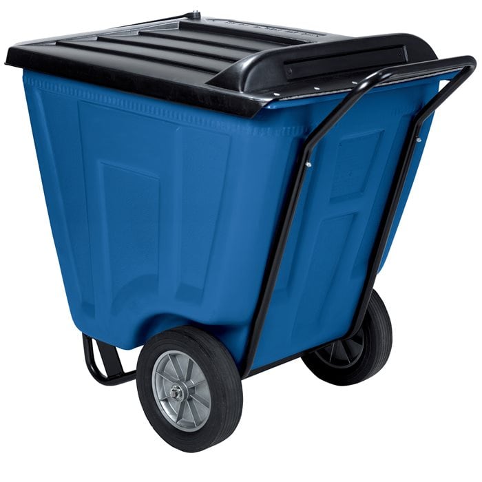 Akro - Mils 76461BLUE Akro - Cart w/Lid 60 Gal, Blue MTESolutions
