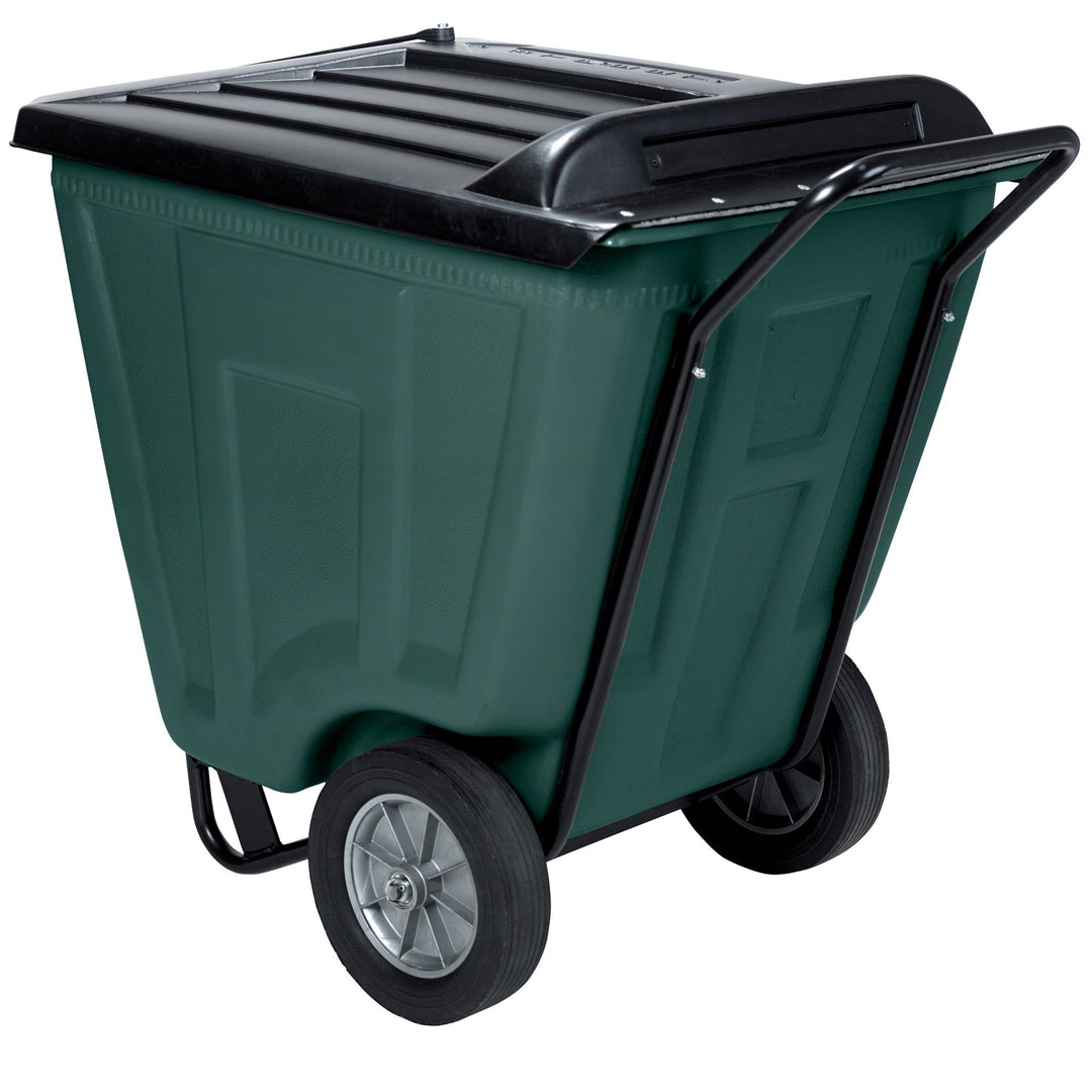 Akro - Mils 76461GREEN Akro - Cart w/Lid 60 Gal, Green MTESolutions
