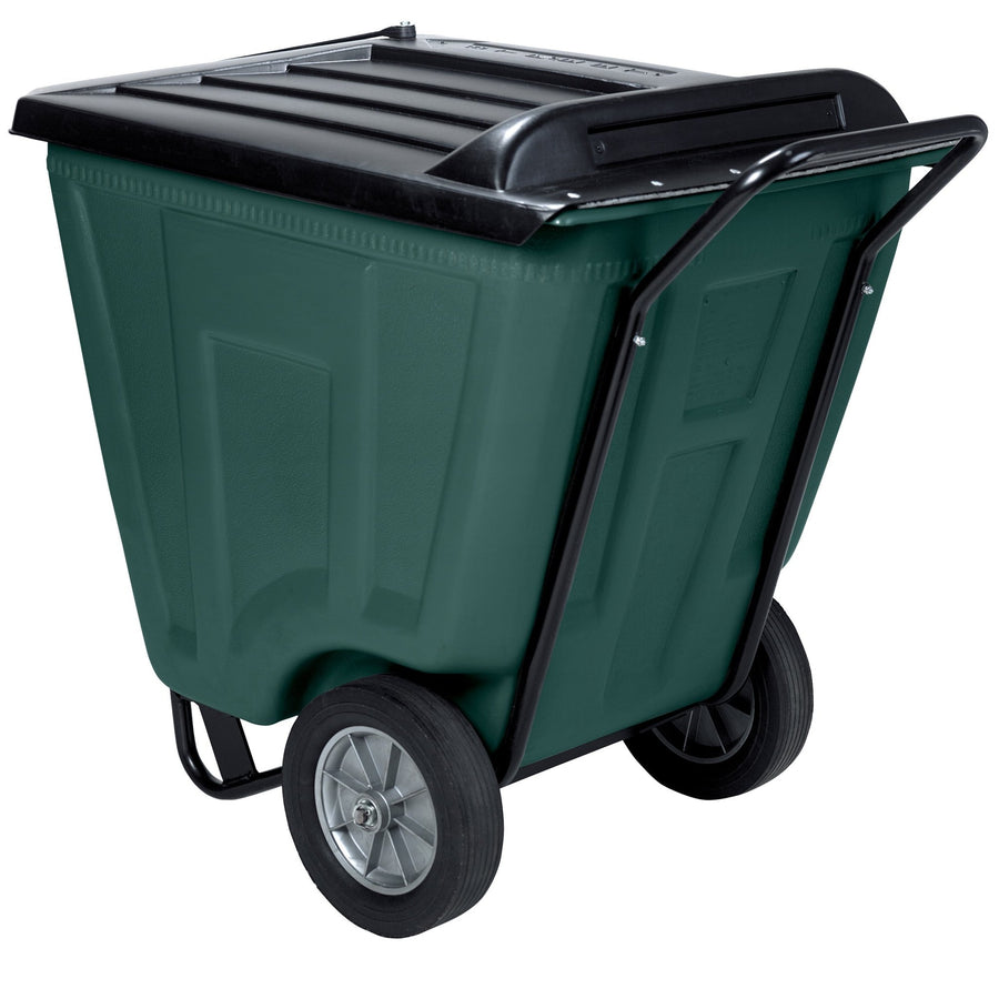 Akro - Mils 76461GREEN Akro - Cart w/Lid 60 Gal, Green MTESolutions