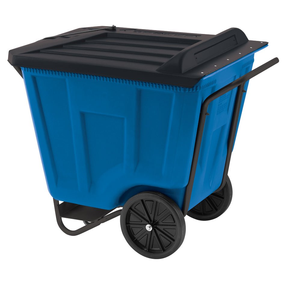 Akro - Mils 76491BLUE Akro - Cart w/Lid 90 Gal, Blue MTESolutions