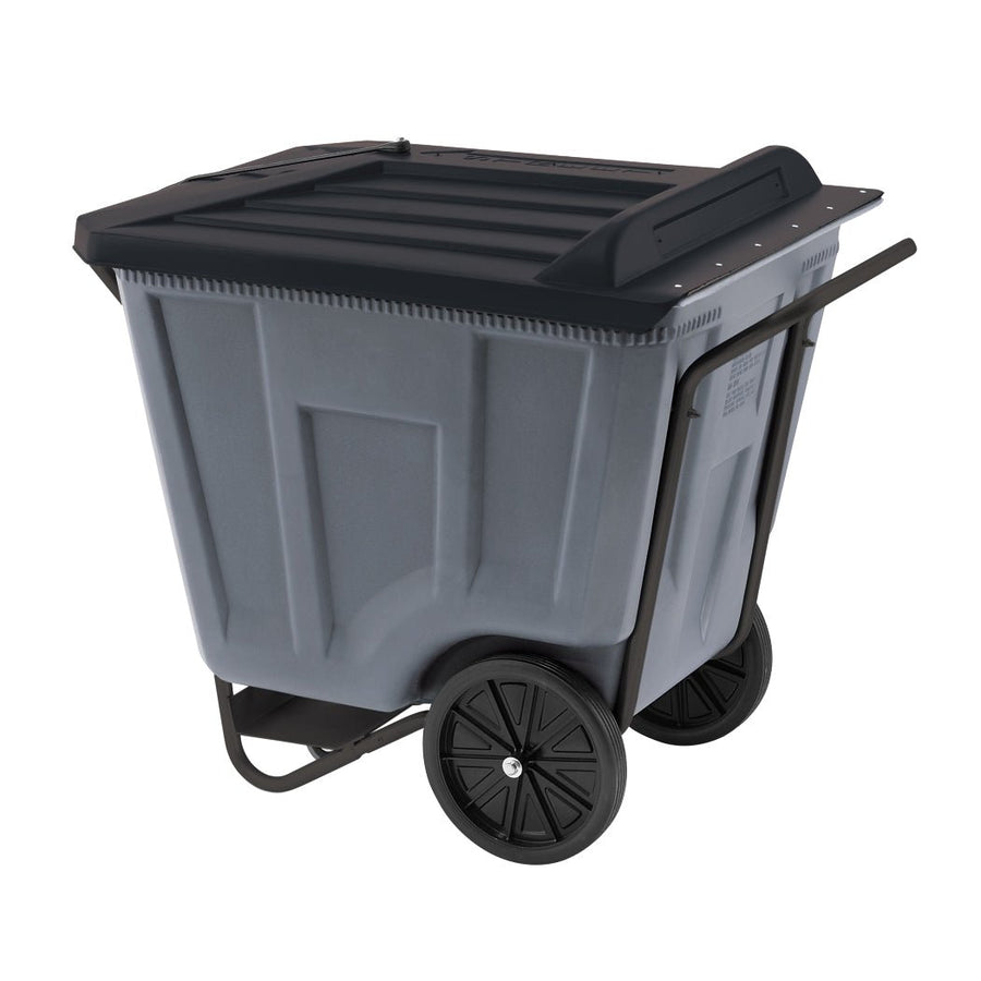 Akro - Mils 76491GREY Akro - Cart w/Lid 90 Gal, Gray MTESolutions