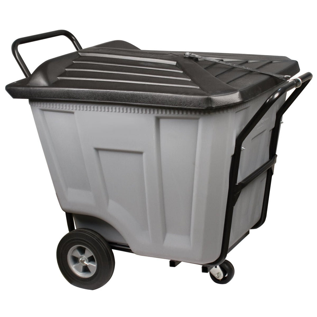 Akro - Mils 76591GREY Akro - Cart w/Lid HD 90 Gal, Gray MTESolutions