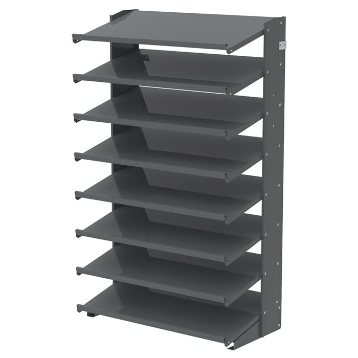 Akro - Mils APRS18 18 1 - Sided Pick Rack, No Bins, 18 in Deep Shelves MTESolutions