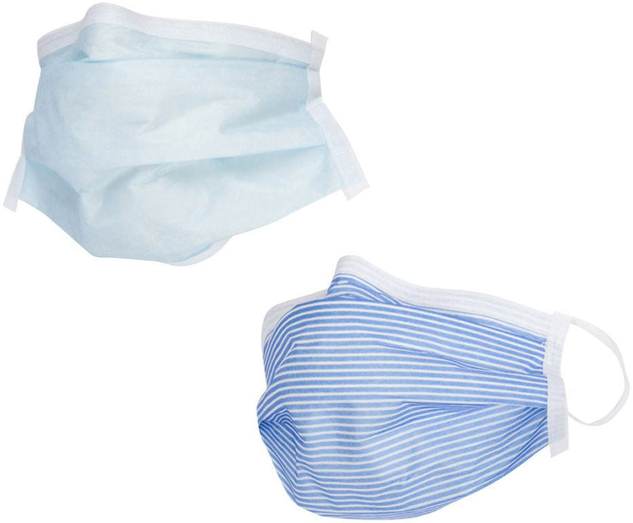 Alpha Pro Tech 615 PFL® Earloop Face Mask w/Positive Facial Lock® & Magic Arch®, Blue, 8" MTESolutions