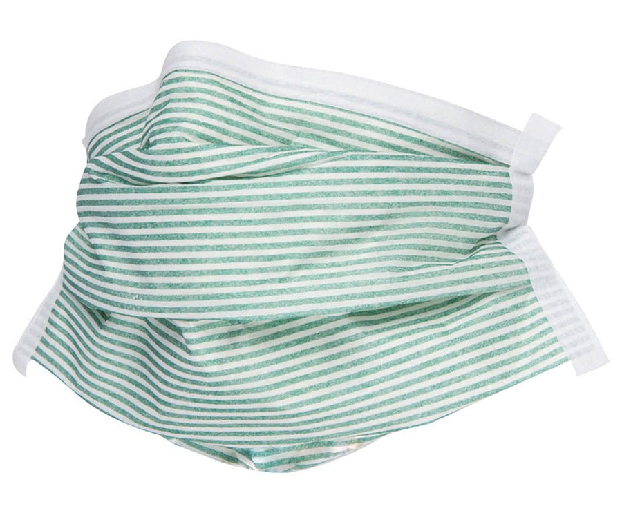 Alpha Pro Tech 695 PFL® N95 Respirator with 2 Headbands, NIOSH Approved, Teal Stripe, 8" MTESolutions