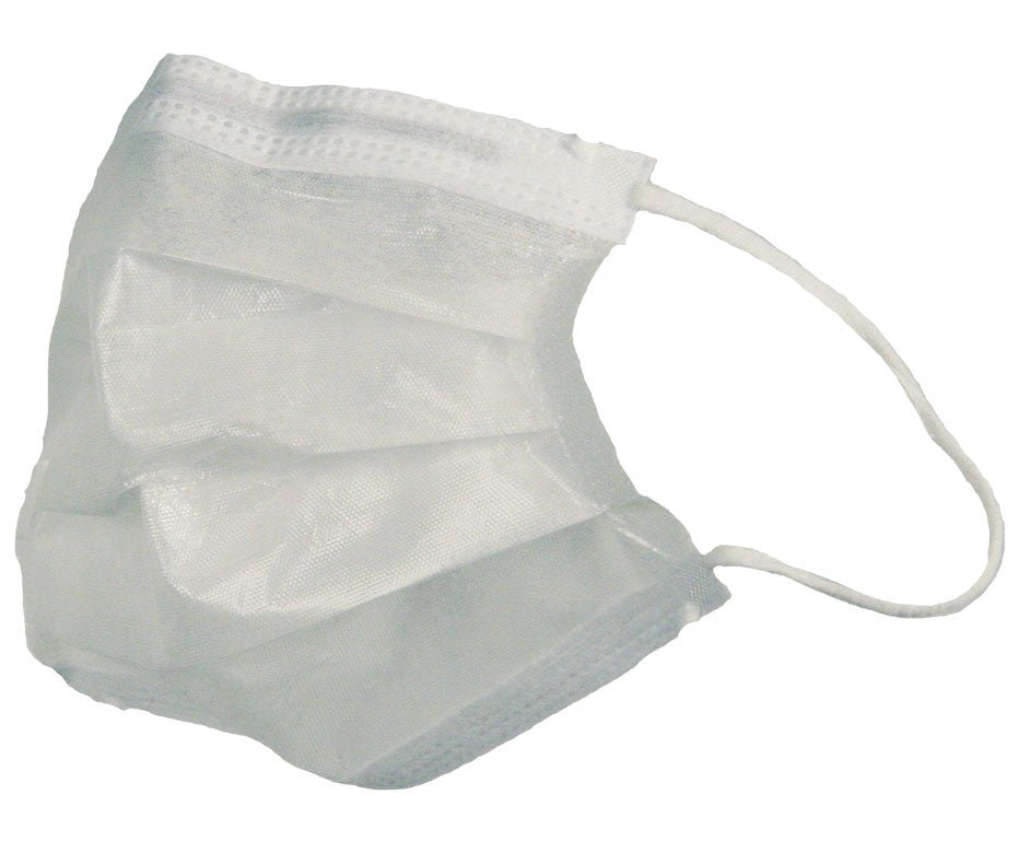 Alpha Pro Tech 9040 MVT Cleanroom Highly Breathable Earloop Mask, White, 7" MTESolutions