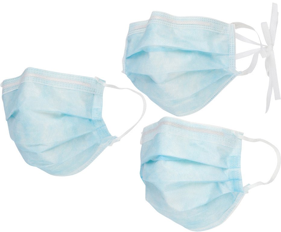 Alpha Pro Tech BL 6155 CoolOne™ Anti-Fog Earloop Mask w/Magic Arch® support, Blue, 7" MTESolutions
