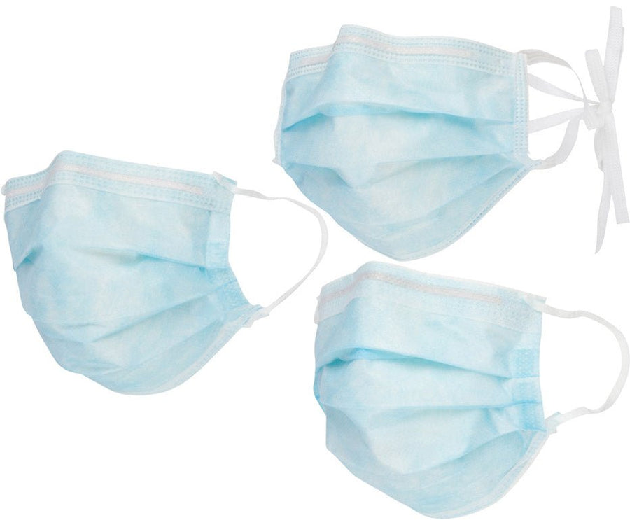 Alpha Pro Tech BL 6155 CoolOne™ Anti-Fog Earloop Mask w/Magic Arch® support, Blue, 7" MTESolutions
