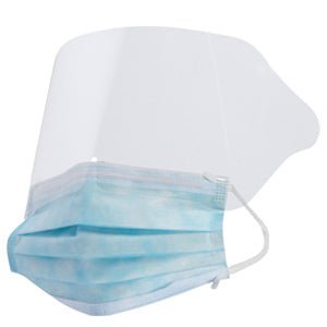 Alpha Pro Tech BL 6155 S ShieldMate® Earloop Face Mask w/Shield & Magic Arch®, Anti-Fog Foam Strip, 4 Side Sonic Weld, Blue, 7" Alpha Pro Tech MTESolutions