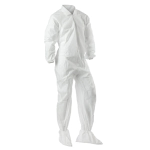 Alpha Pro Tech CV-74832-8 * – AlphaGuard Coverall, Collar & AquaTrak Boots, White (MTO) – 5XL Alpha Pro Tech MTESolutions