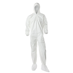 Alpha Pro Tech CV-J4C92-8 * – ComforTech Coverall, Hood & AquaTrak Boots, White (MTO) – 5XL Alpha Pro Tech MTESolutions