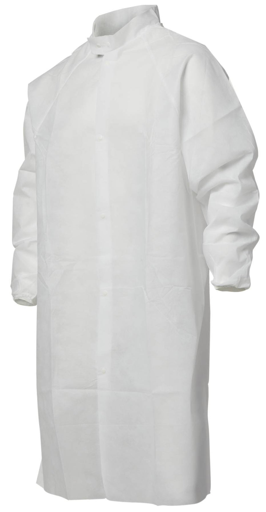 Alpha Pro Tech FK-12122-2 GenPro Frock, Mandarin Collar, White, MED Alpha Pro Tech MTESolutions
