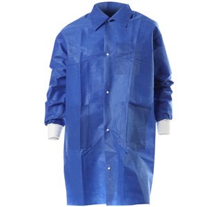Alpha Pro Tech LC-31632-6 AlphaGuard® Lab Coat, Tapered Collar, 3XL, Blue Alpha Pro Tech MTESolutions