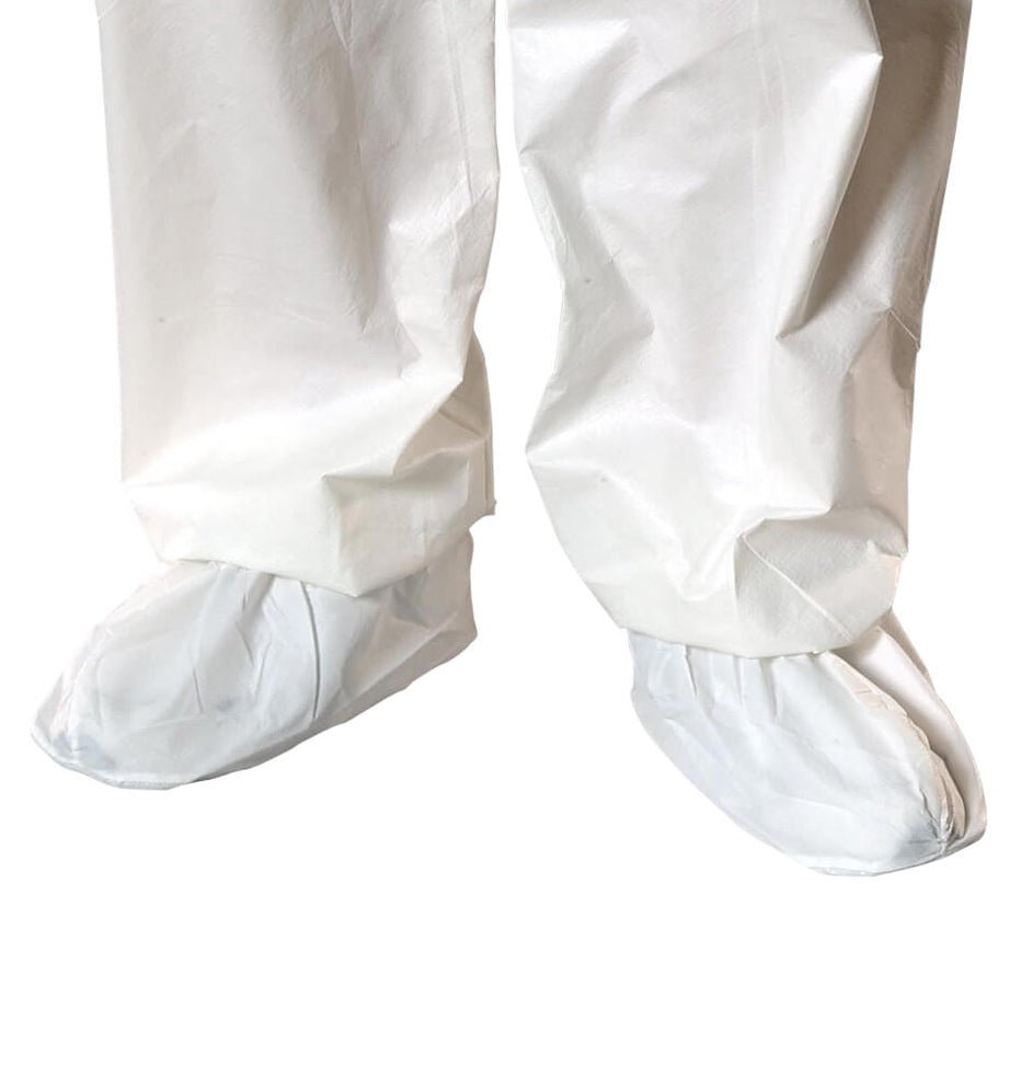 Alpha Pro Tech SH-E1313-BH UltraGrip™ Shoe Cover, Anti-Skid w/UltraGrip™ Sole, Serged Seams, White, XL MTESolutions