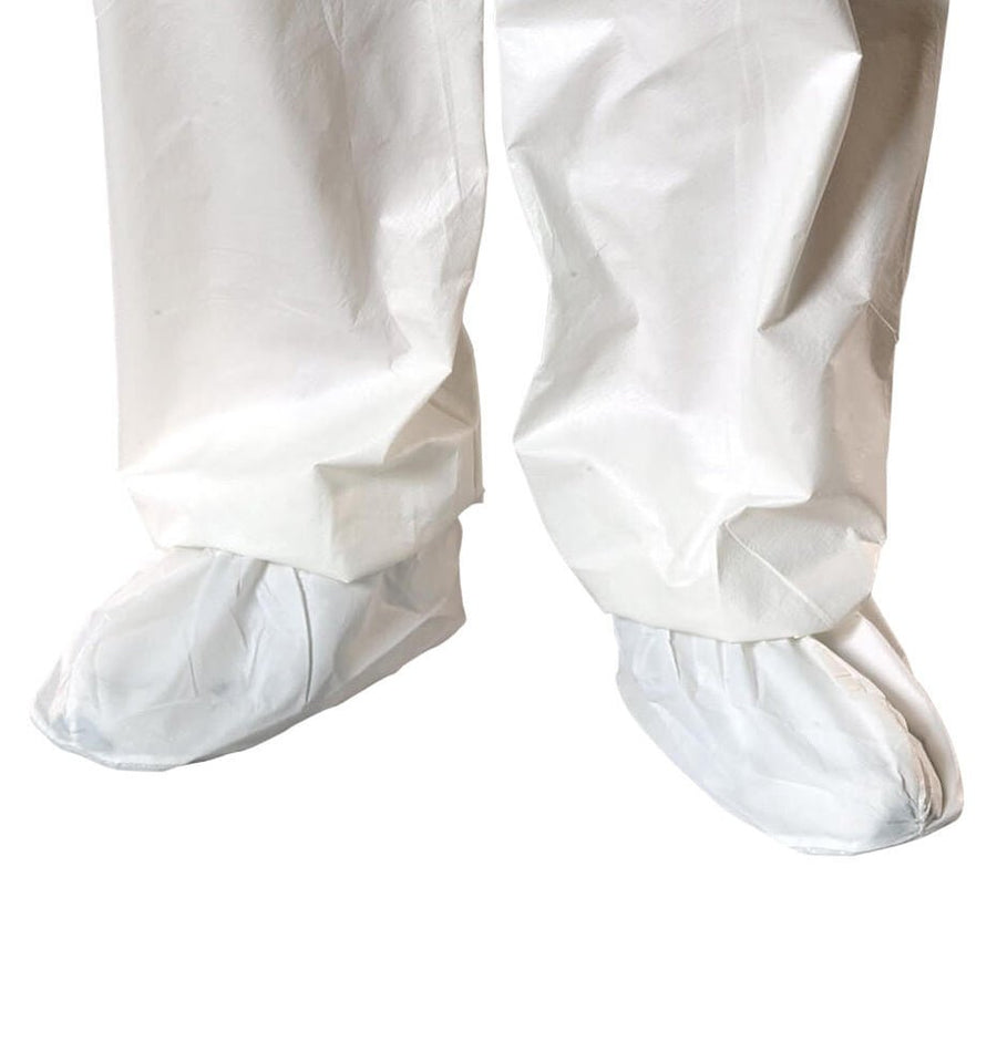 Alpha Pro Tech SH-E1313-BH UltraGrip™ Shoe Cover, Anti-Skid w/UltraGrip™ Sole, Serged Seams, White, XL MTESolutions