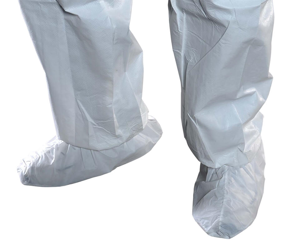 Alpha Pro Tech SH-E1W15-BH MaxGrip® Shoe Cover, Anti-Skid, w/MaxGrip® Sole, Serged Seams, White, MED MTESolutions