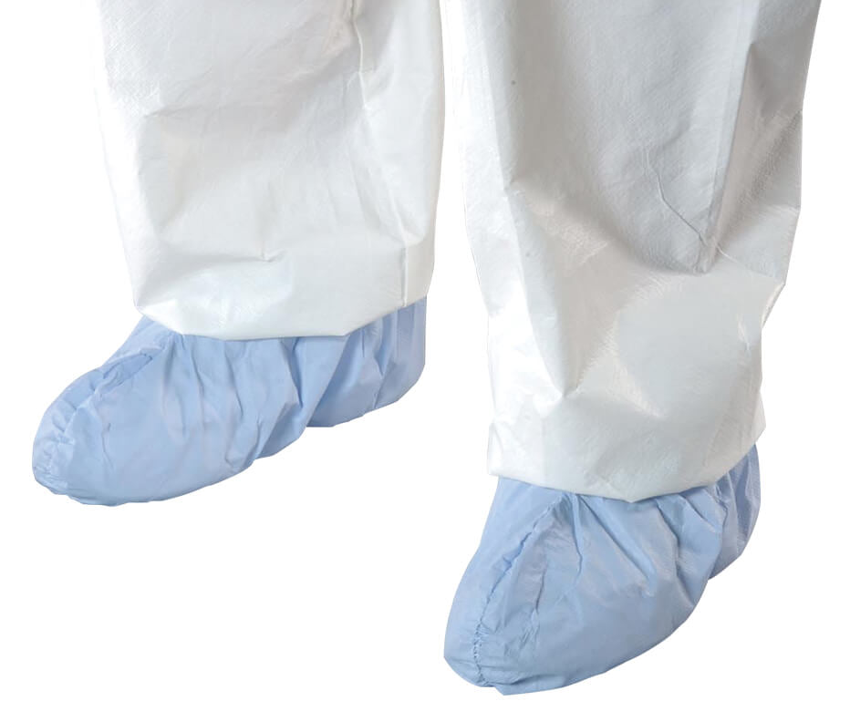 Alpha Pro Tech SH-X1224-B SureGrip™ Shoe Cover, Non-Conductive, Serged Seams, Blue, 2XL MTESolutions
