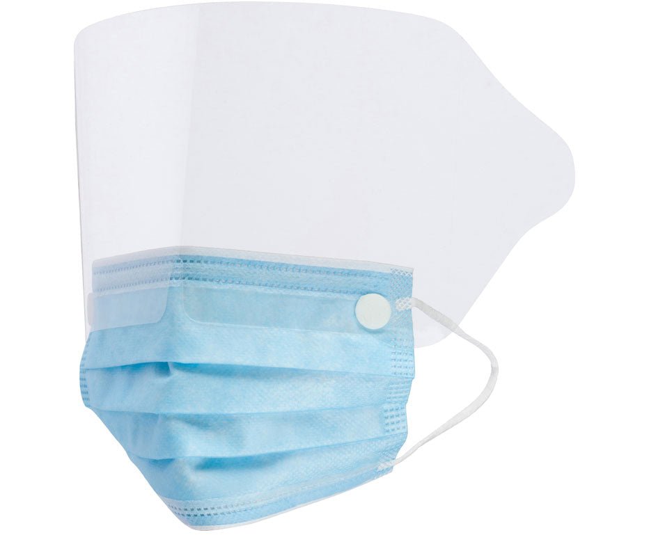 Alpha Pro Tech SM 2005X ShieldMate® Earloop Mask w/Extended Shield, Blue, 7" MTESolutions