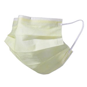 Alpha Pro Tech YL 5005 AlphaAir® Earloop Face Mask, 4 Side Sonic Weld, Yellow, 7" Alpha Pro Tech MTESolutions