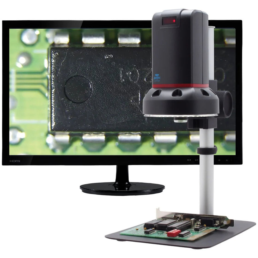 Aven 26700-424 Cyclops 4K Digital Microscope, 13x–140x, 4x Lens, HDMI & USB Aven Tools MTESolutions