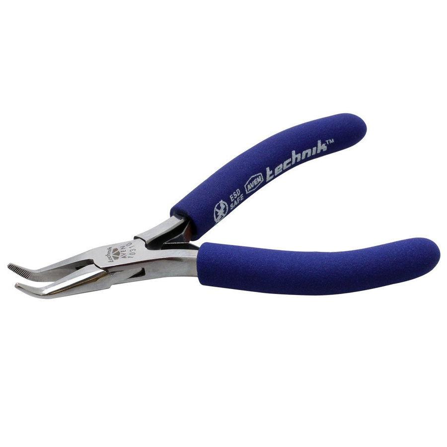 Aven Tools 10310, Bent Nose Pliers, 4.5in MTESolutions