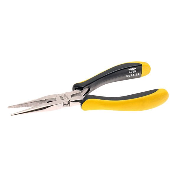 Aven Tools 10360 - Er, Long Nose Pliers w/ Comfort Grip Handles, 6in MTESolutions