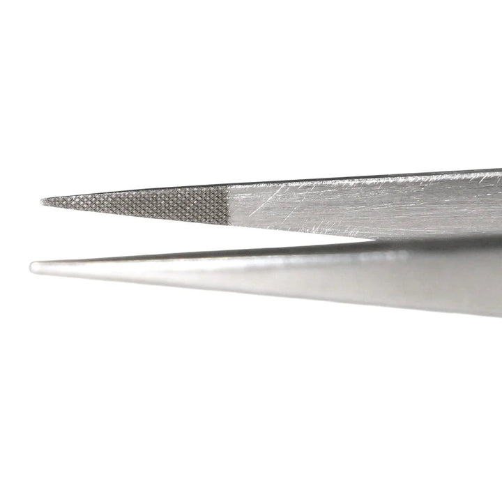 Aven Tools 18013EGS EZ Grip Serrated Tweezers Stainless Steel, AA Pattern MTESolutions