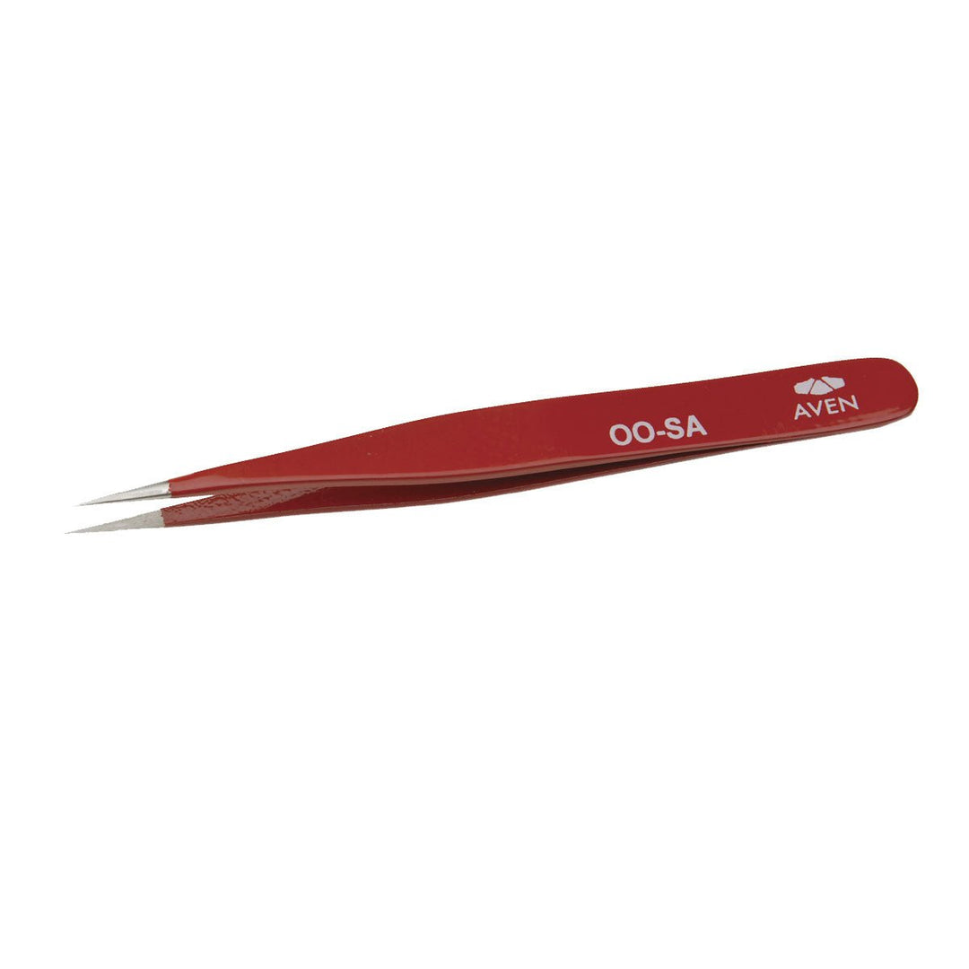 Aven Tools 18032EZ, E - Z Pik Tweezers OO, Red MTESolutions