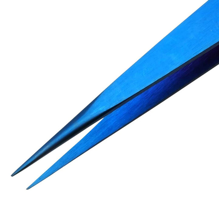 Aven Tools 18032TTB Titanium Blue Tweezers, Pattern OO MTESolutions