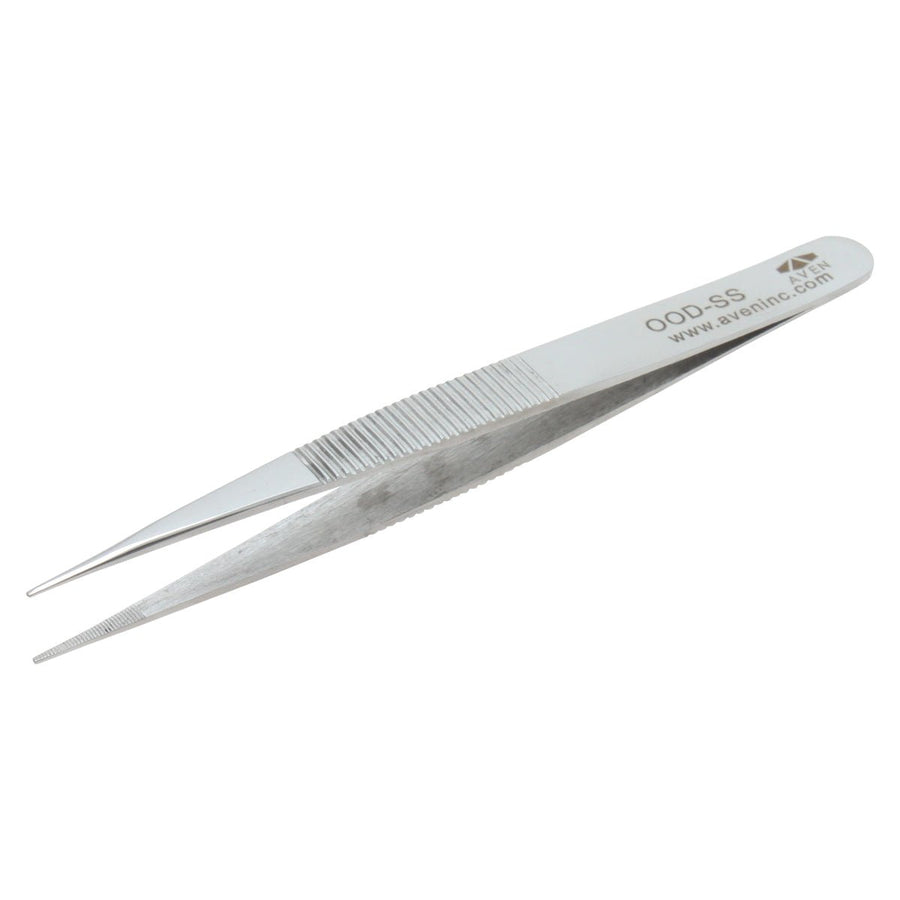 Aven Tools 18037 - SS, Technik Tweezers OOD - SS, 4.75 in MTESolutions