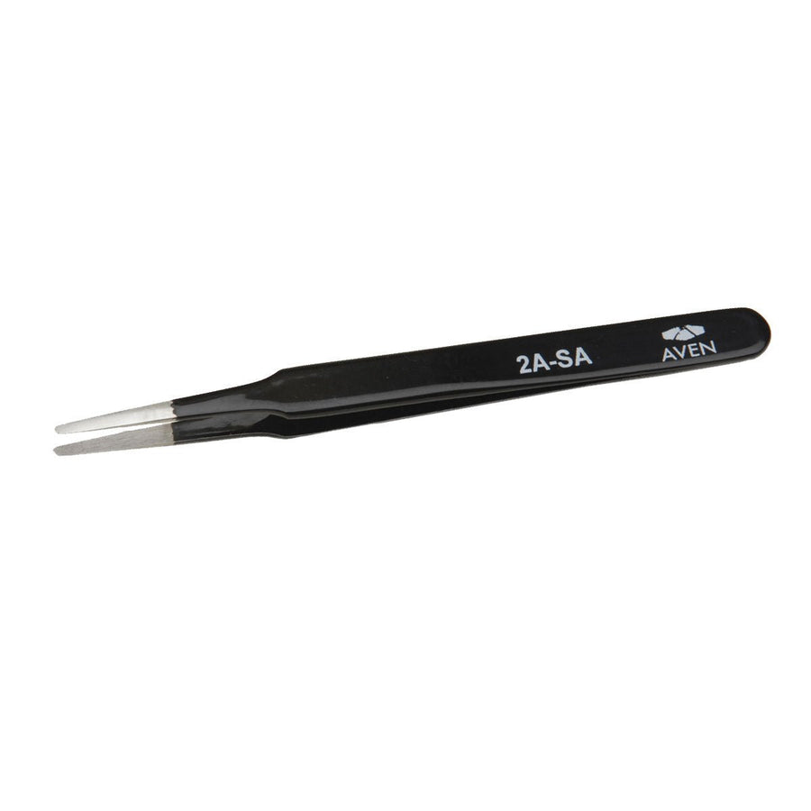 Aven Tools 18049EZ, E - Z Pik Tweezers 2A, Black MTESolutions