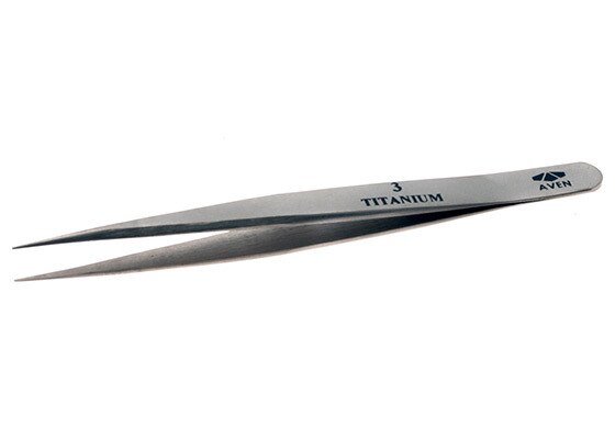 Aven Tools 18053TT, Titanium Tweezers 3 MTESolutions