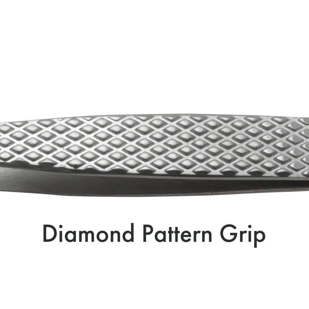 Aven Tools 18056EGS EZ Grip Micro - Serrated Tweezers Stainless Steel, #3C Pattern MTESolutions