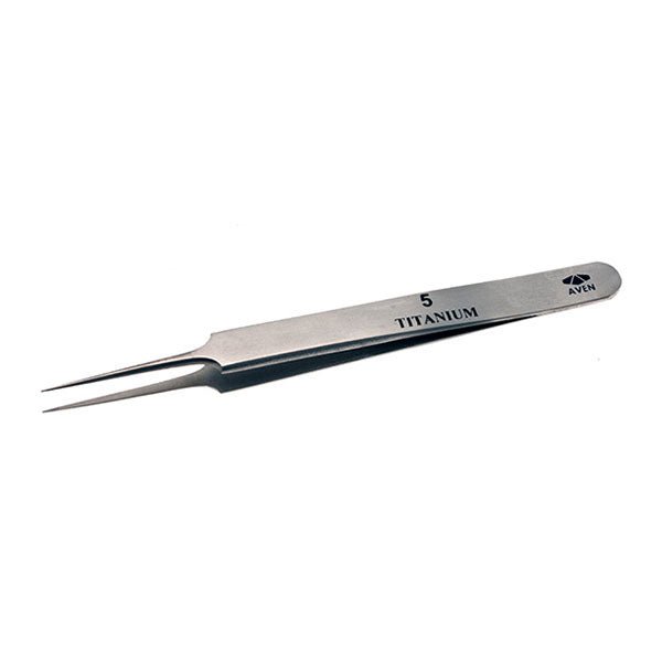 Aven Tools 18062TT, Titanium Tweezers, Pattern 5 MTESolutions