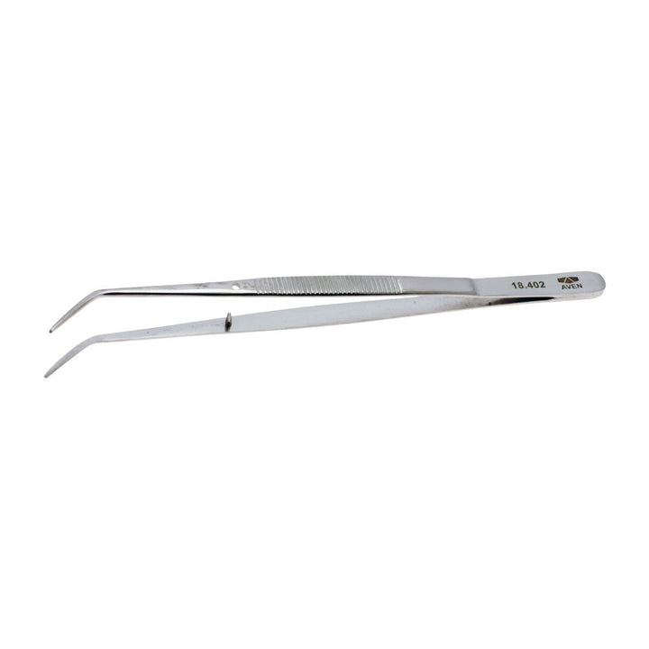 Aven Tools 18402 Tweezers College W Pin Bent Tip 6In MTESolutions