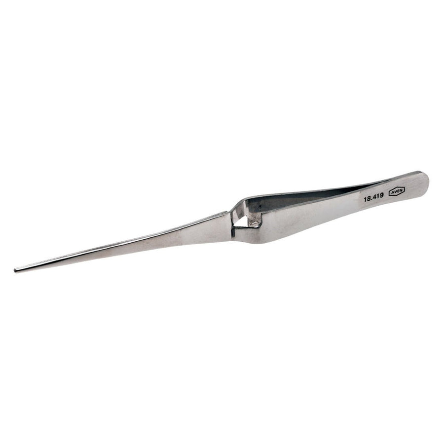 Aven Tools 18419, Self Locking Tweezers, Straight Narrow Tips, 6 1/2 Inches MTESolutions